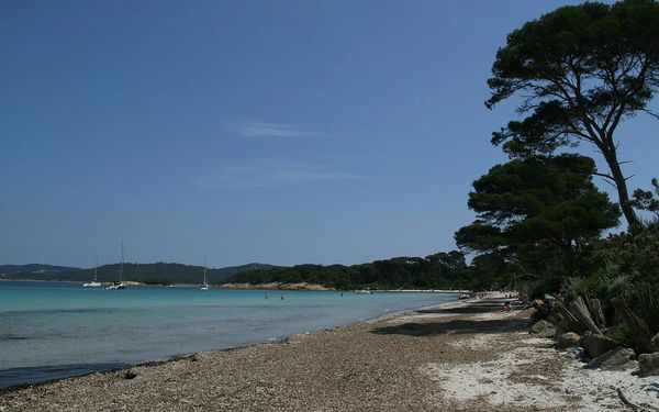 Plage d'Argent in Porquerolles, Provence, France