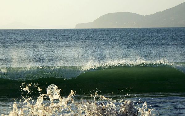 Plage de l'Almanarre in Presqu'île de Giens, Hyères, France