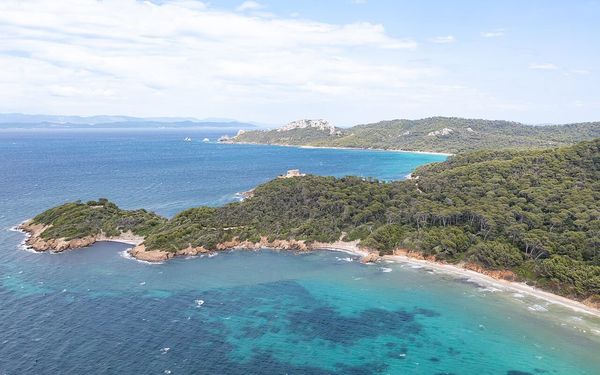 Plage de Notre-Dame in Ile de Porquerolles, Hyeres, France