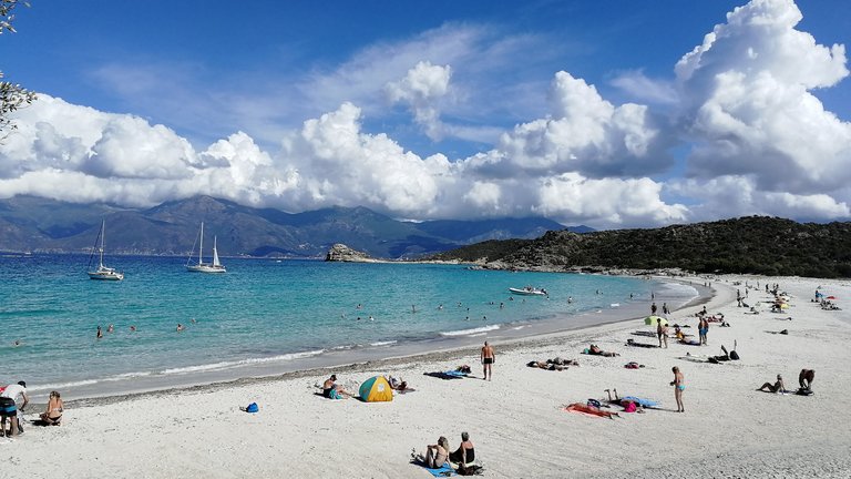 Plage du Lotu in Corsica (Agriates Desert), France