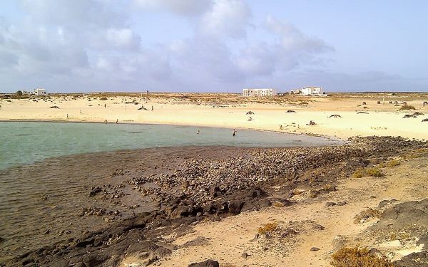 Playa de la Concha (El Cotillo) in El Cotillo, Fuerteventura, Spain