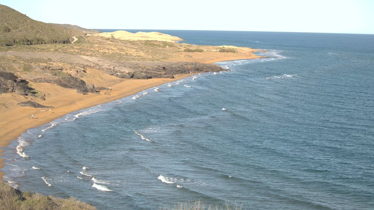 Calblanque Beach in Región de Murcia (Cartagena), Spain