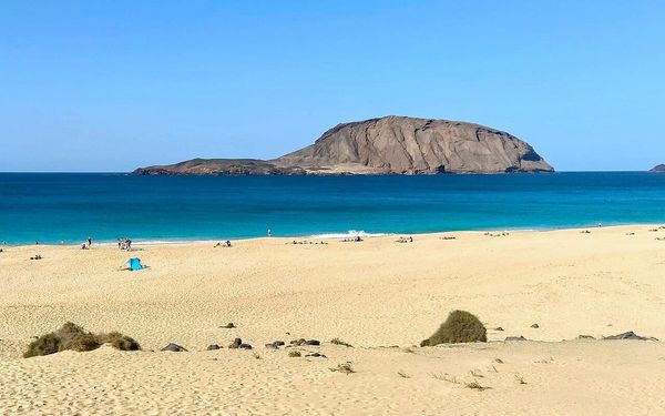 Playa de las Conchas in La Graciosa, Spain