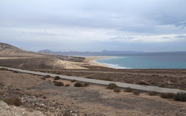 Playa de Sotavento in Jandía, Fuerteventura, Spain