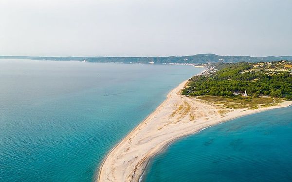 Possidi Beach in Kassandra, Halkidiki, Greece