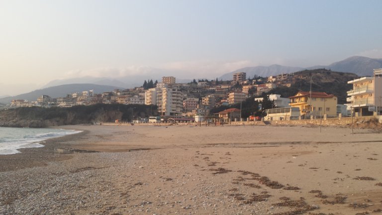 Potam Beach in Vlorë County (Himarë), Albania