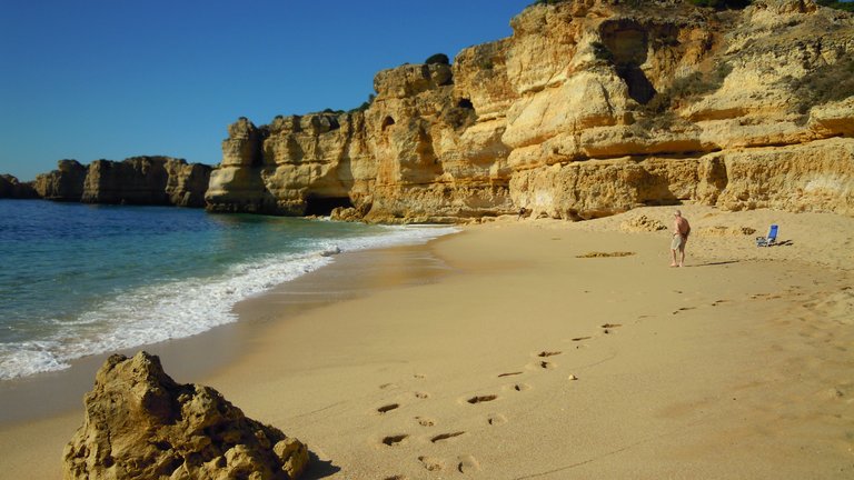 Praia da Coelha in Algarve (Albufeira), Portugal