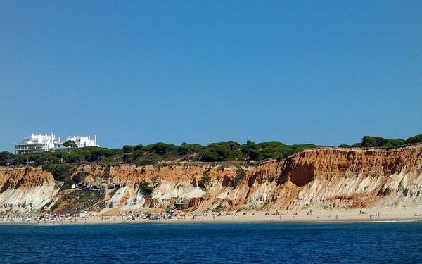 Praia da Falesia in Olhos de Agua, Algarve, Portugal