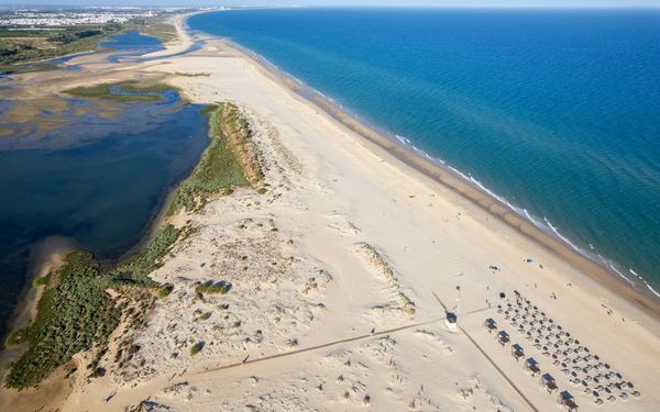 Praia de Cacela Velha in Cacela Velha, Algarve, Portugal