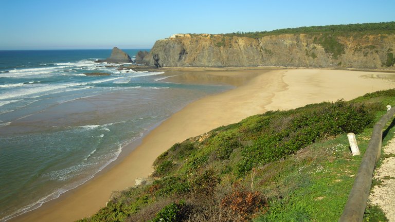 Praia de Odeceixe in Aljezur, Costa Vicentina, Portugal