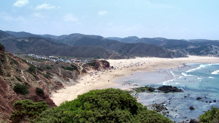 Praia do Amado in Carrapateira, Algarve, Portugal