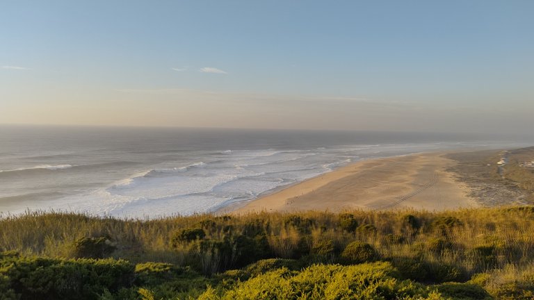 Praia do Norte (Nazaré) in Silver Coast (Nazaré), Portugal