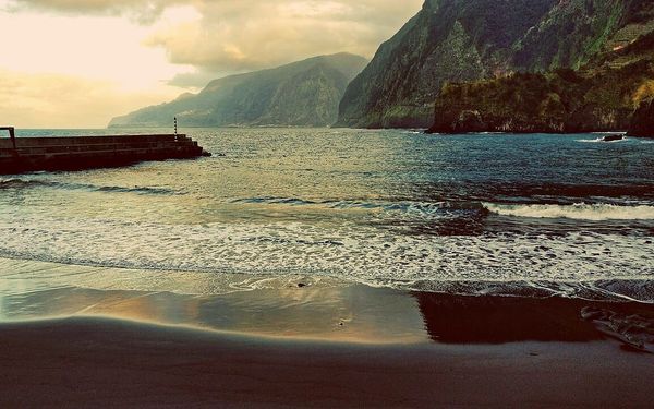 Praia do Seixal in Madeira, Portugal