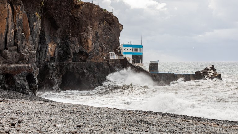 Praia Formosa (Madeira) in Madeira Archipelago (Funchal), Portugal