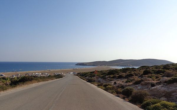 Prasonisi Beach in Rhodes, Dodecanese, Greece