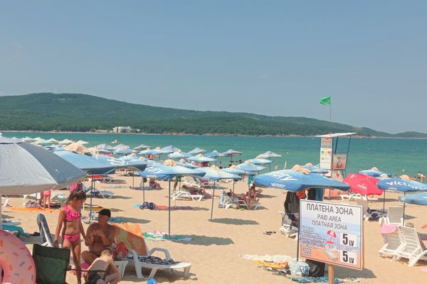 Primorsko North Beach in Primorsko, Bulgaria