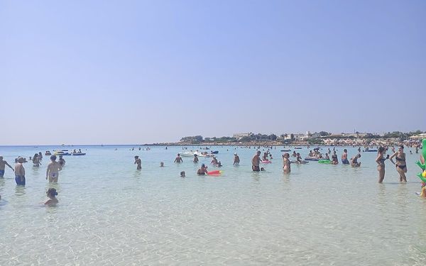 Punta Prosciutto in Porto Cesareo, Puglia, Italy