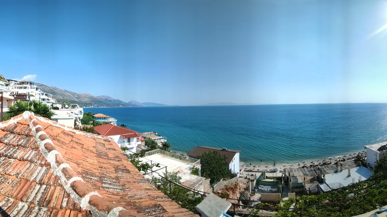 Qeparo Beach in near Himarë, Albania