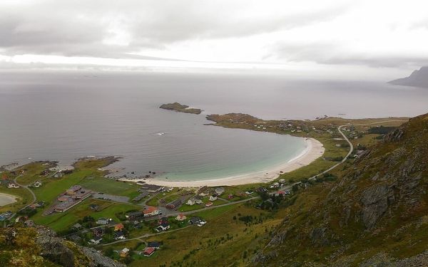 Ramberg Beach in Flakstadøya, Lofoten, Norway