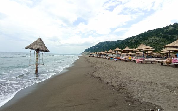 Rana e Hedhun in Shëngjin, Lezhë, Albania