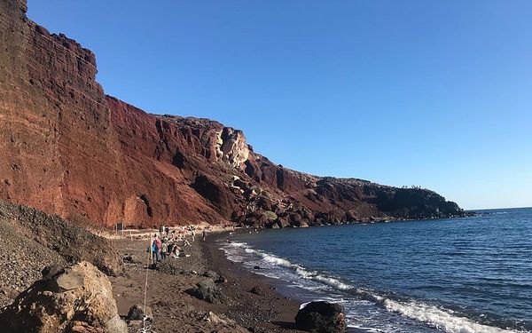 Red Beach in Santorini, Greece