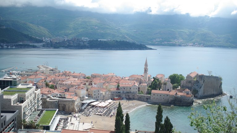 Richard's Head Beach in Budva Municipality, Montenegro