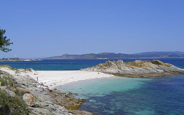 Rodas Beach in Cíes Islands, Spain