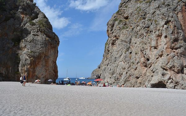 Sa Calobra (Torrent de Pareis) in Escorca, Mallorca, Spain