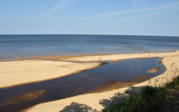 White Dune Beach in Saulkrasti, Gulf of Riga, Latvia