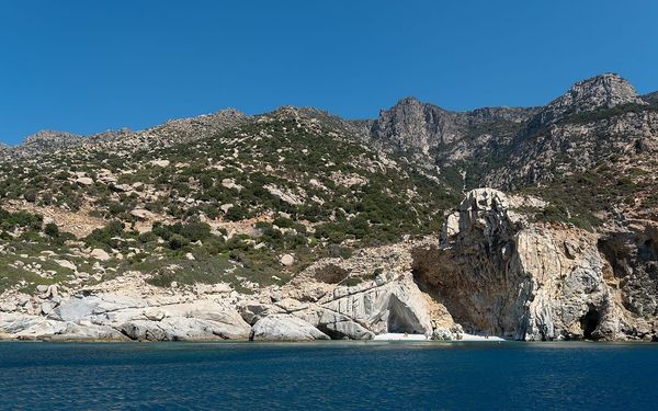 Seychelles Beach in Ikaria, North Aegean, Greece