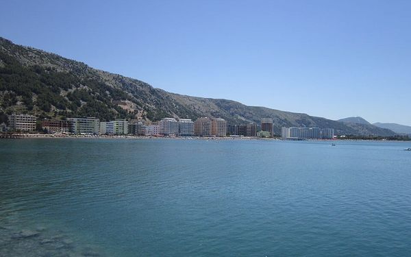 Shëngjin Beach in Lezhë, Albania