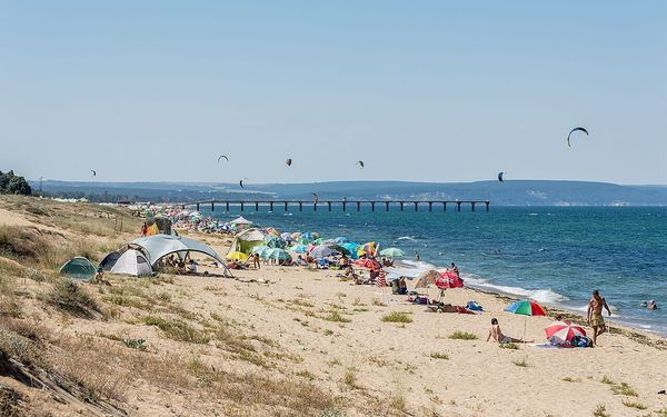 Shkorpilovtsi Beach in Dolni Chiflik, Varna Province, Bulgaria