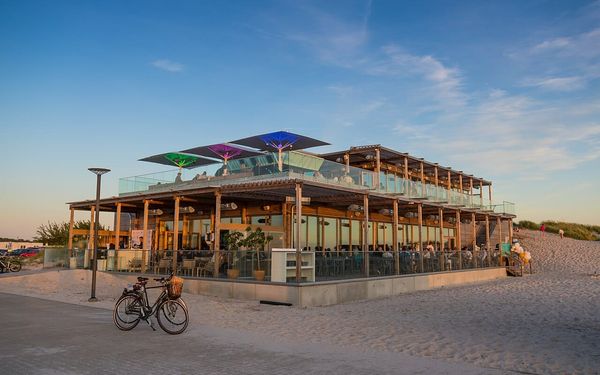 Skanör Beach in Falsterbo, Skåne, Sweden
