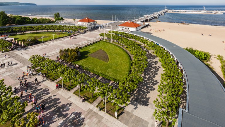 Sopot Beach & Pier in Pomerania (Tricity / Sopot), Poland