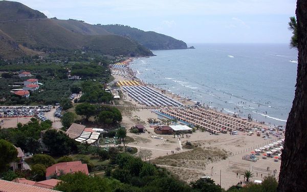 Spiaggia di Levante in Sperlonga, Lazio, Italy