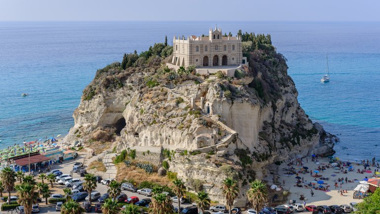 Tropea Beach in Calabria (Coast of the Gods), Italy