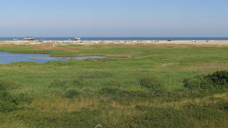 St. Peter-Ording Beach in Schleswig-Holstein (North Frisia), Germany