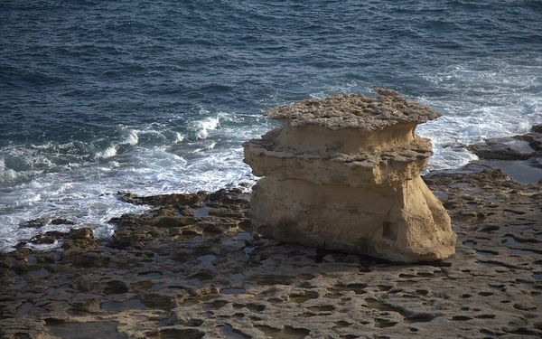 St Peter's Pool in Marsaxlokk, Malta