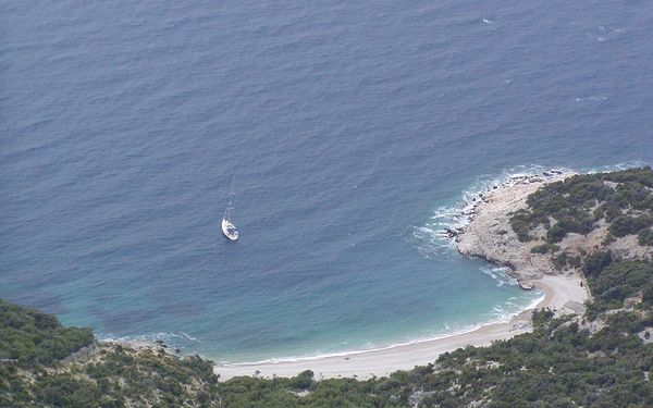 Sveti Ivan Beach in Lubenice, Cres, Croatia