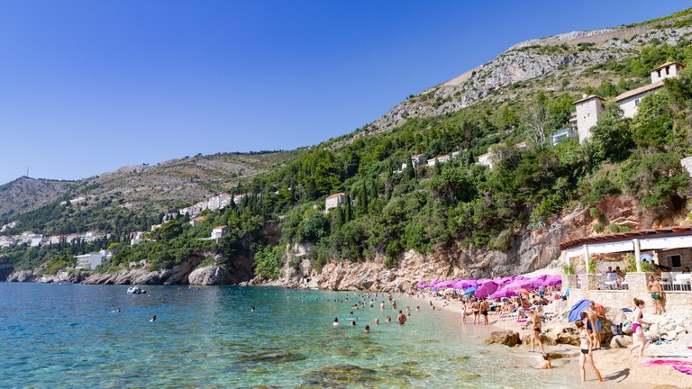 Sveti Jakov Beach in Dubrovnik-Neretva, Croatia