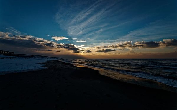 Texel Beach (Paal 9) in Texel, Wadden Islands, Netherlands