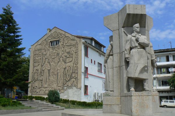 Tsarevo Central Beach in Tsarevo, Strandzha, Bulgaria