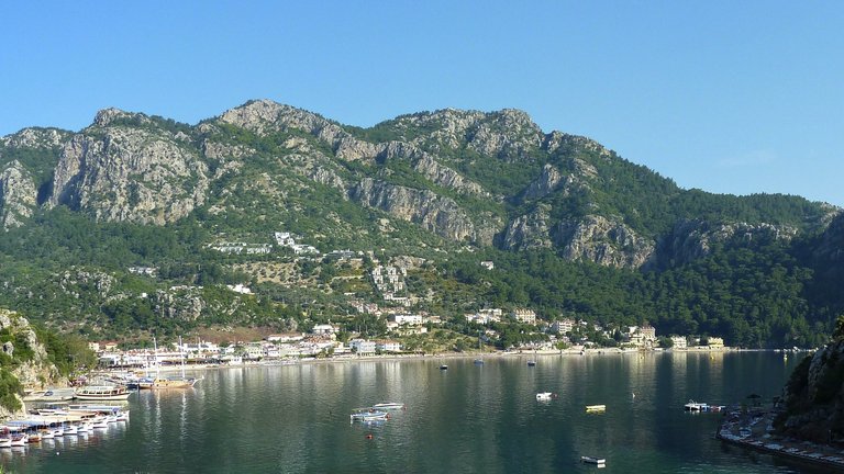 Turunç Beach in Muğla (Marmaris), Turkey