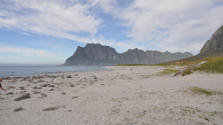 Uttakleiv Beach in Nordland (Lofoten Islands), Norway