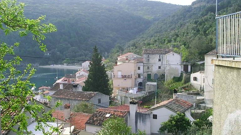 Valun Beach (Raca) in Cres Island, Croatia