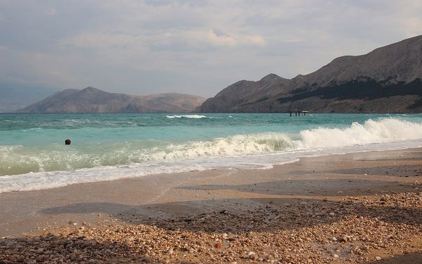 Vela Plaža in Baška, Krk, Croatia