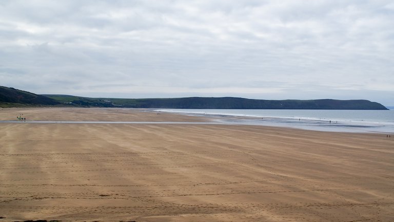 Woolacombe Beach in North Devon, United Kingdom