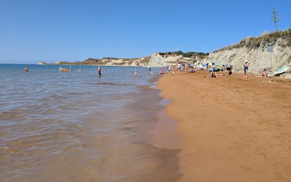 Xi Beach in Lixouri, Kefalonia, Greece