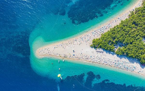 Zlatni Rat in Brač, Croatia