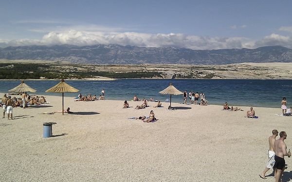 Zrće Beach in Novalja, Pag, Croatia